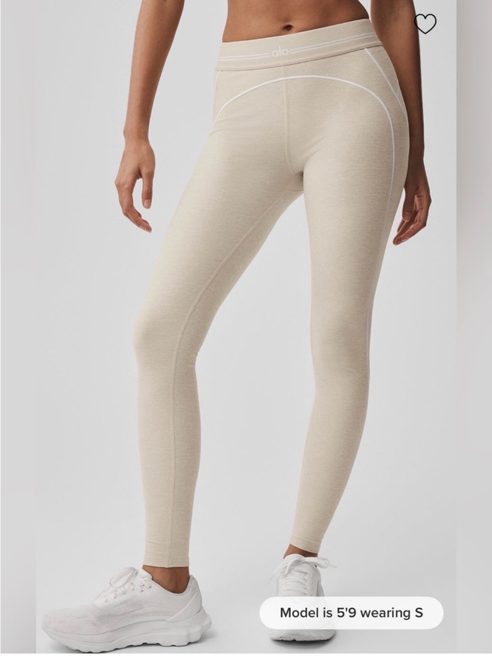 ALO Yoga Seamless High-Rise Legging in Sandstone